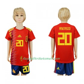 Fußballtrikots Spanien Asensio 20 Kinder WM 2018 Heimtrikotsatz kaufen